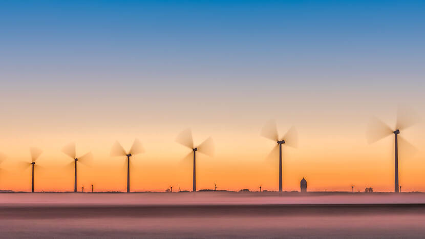 Windmolens in Noord-Holland